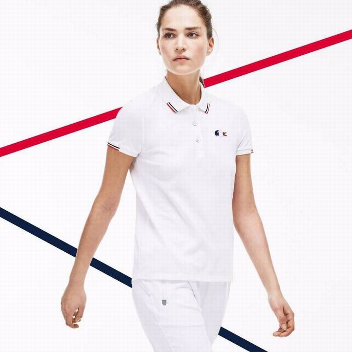 Lacoste short lapel T woman S-2XL-076